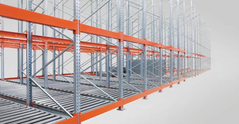 Drive-in pallet racking